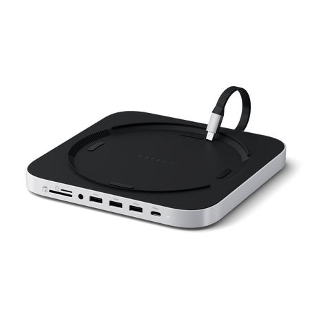 Stand & Hub For Mac Mini / Studio With NVMe SSD Enclosure | USB-C to USB-C Cable - 10 Inches