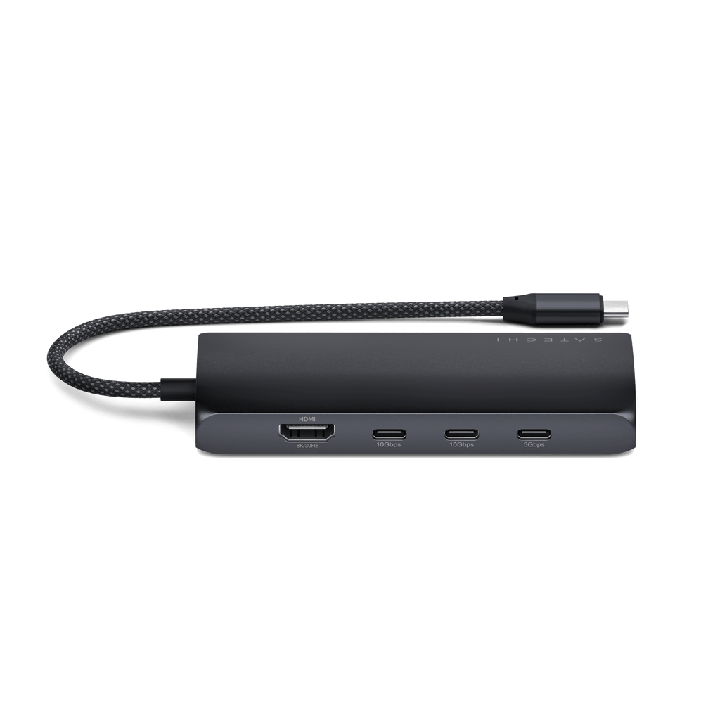 USB-C Multiport Adapter 8K With Ethernet V3 Satechi Midnight
