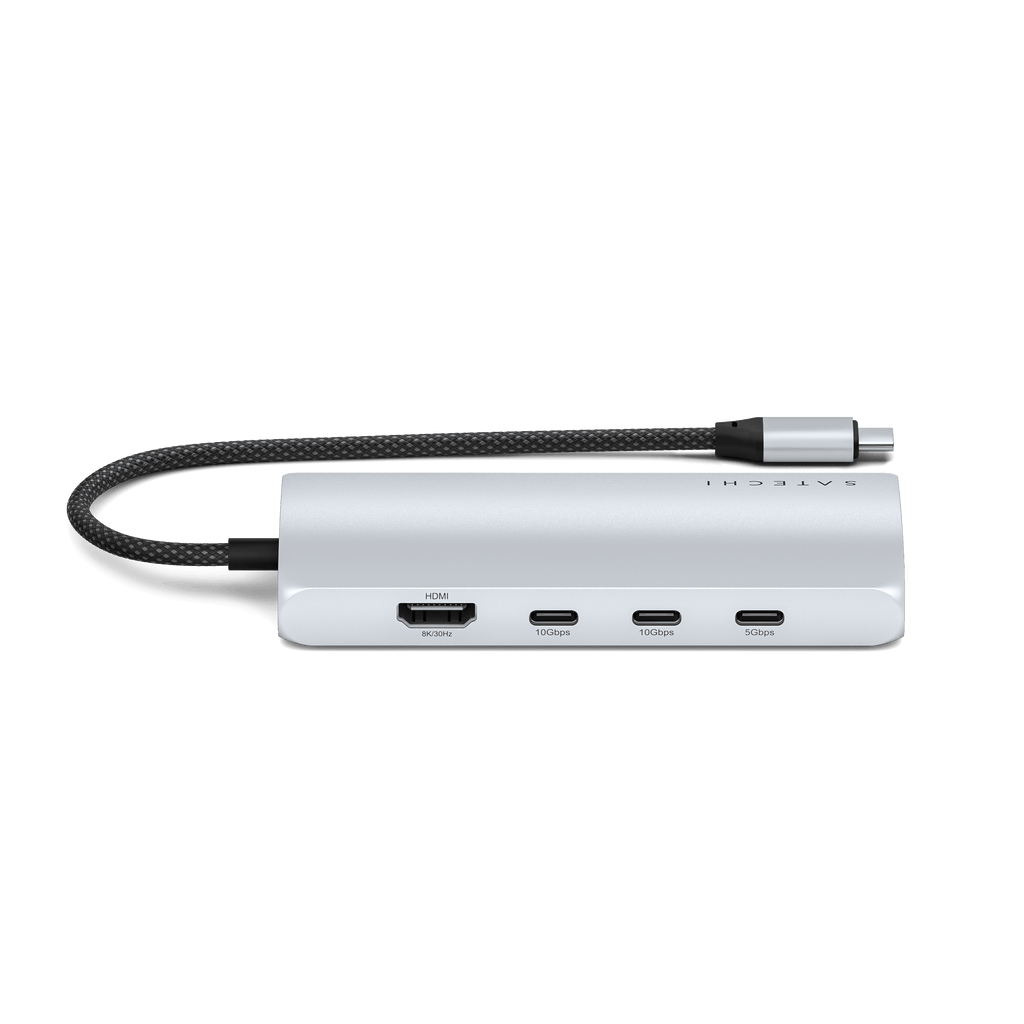USB-C Multiport Adapter 8K With Ethernet V3 Satechi Silver