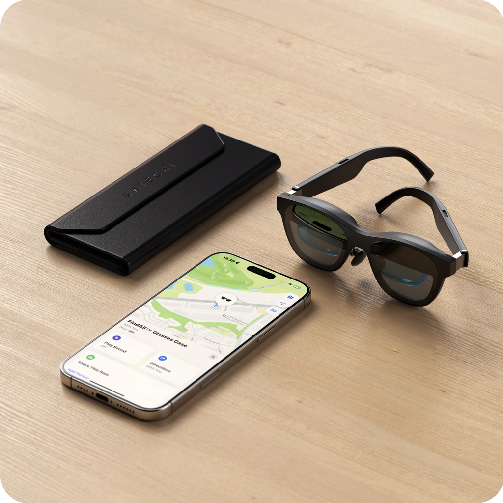 Vegan-Leather FindAll™ Glasses Case Satechi Black