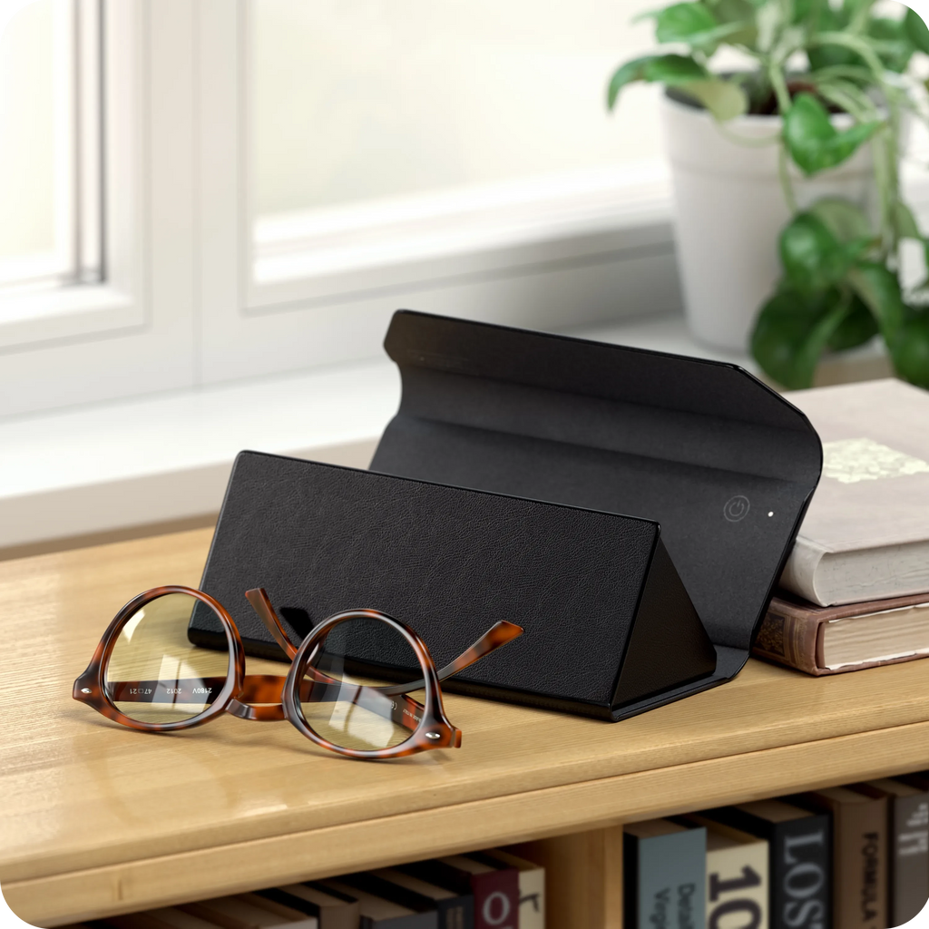 Vegan-Leather FindAll™ Glasses Case Satechi Black