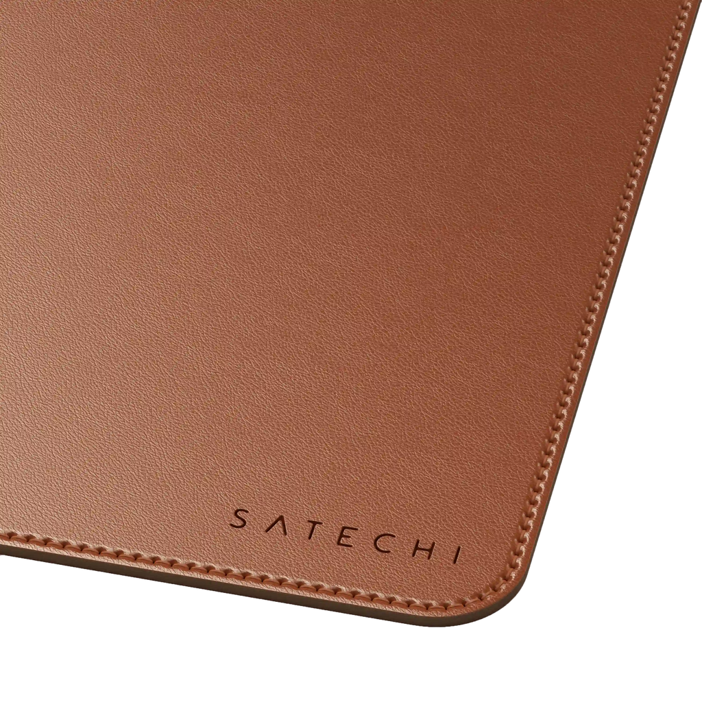 Vegan-Leather Premium Desk Mat Satechi Brown