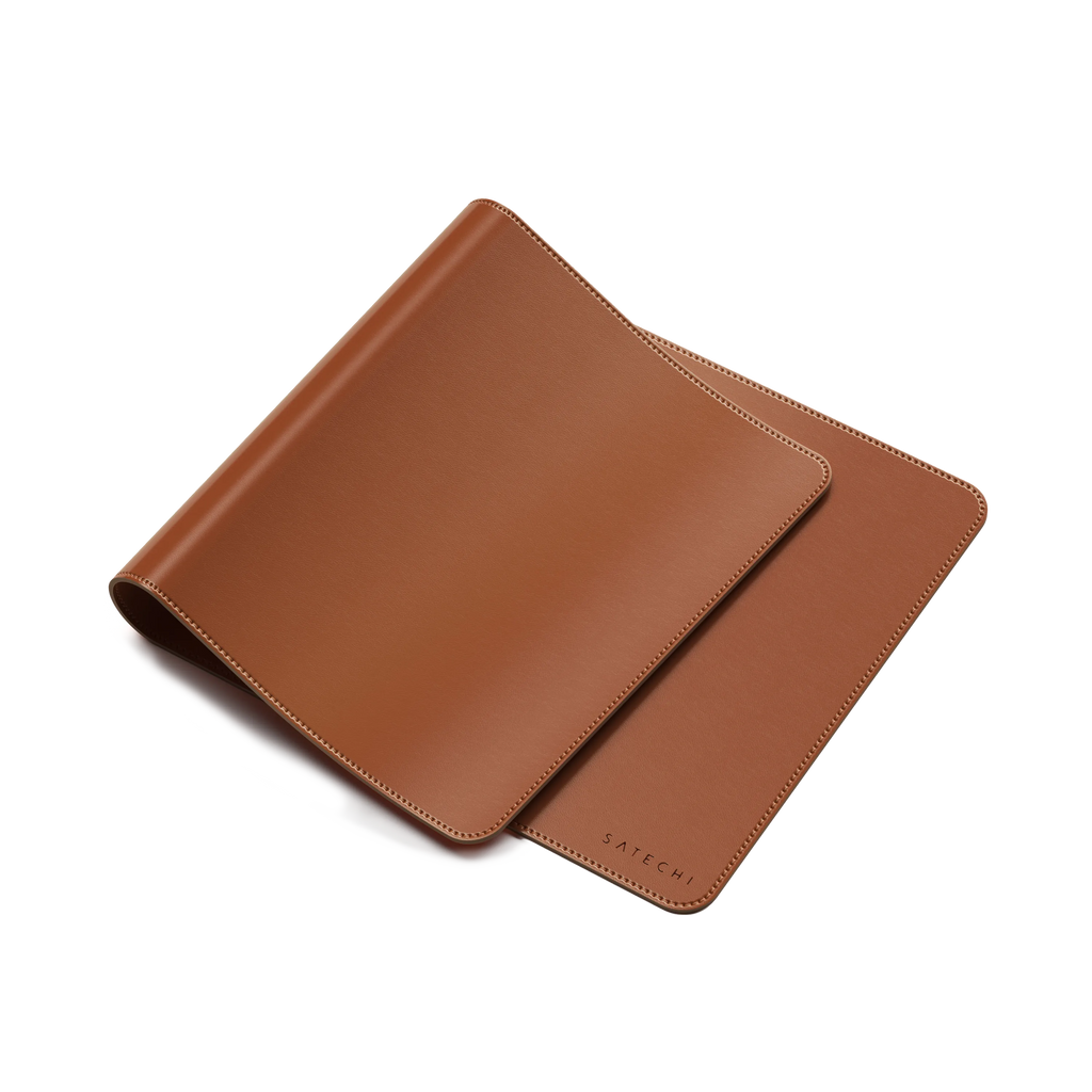 Vegan-Leather Premium Desk Mat Satechi Brown