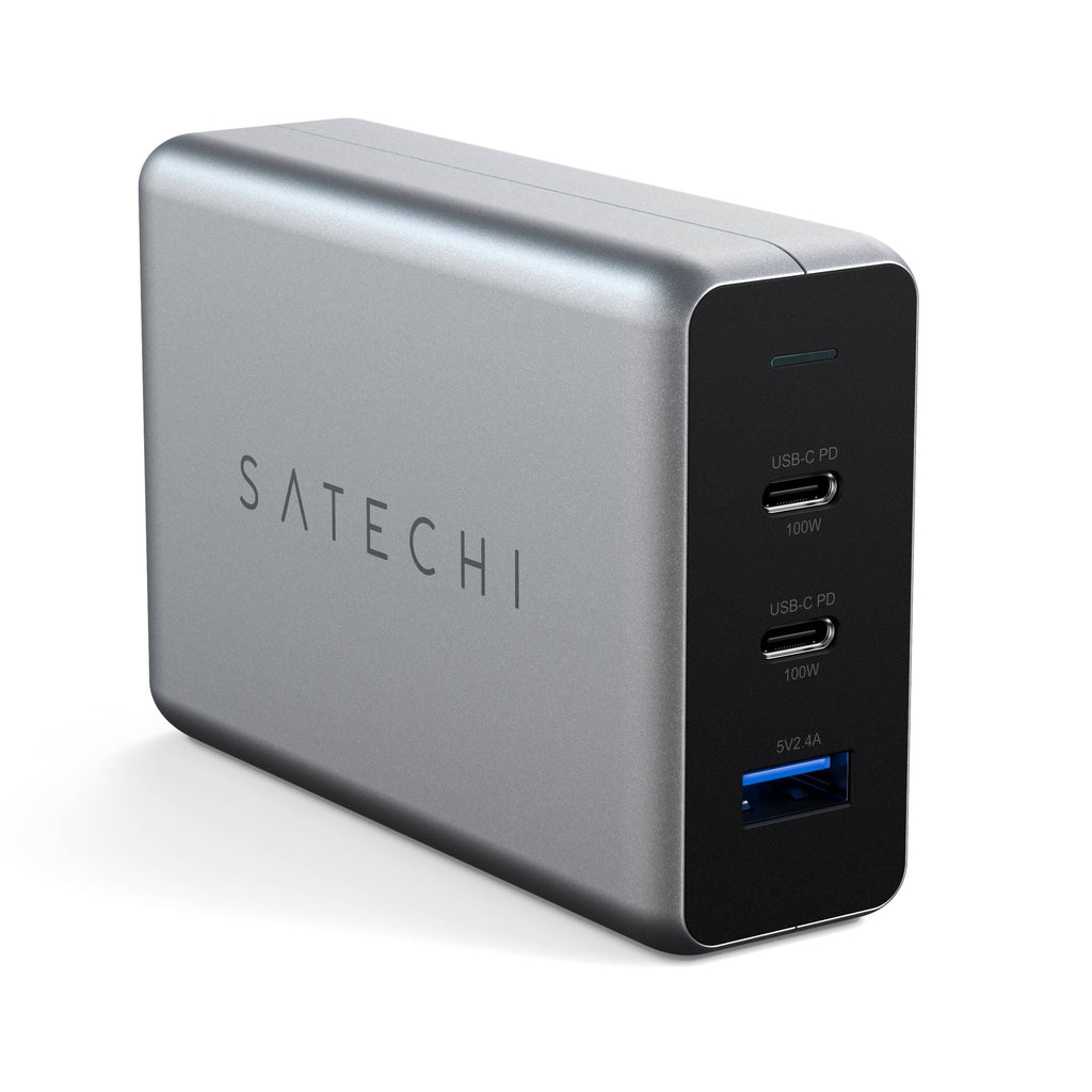 100W USB-C PD Compact GaN Charger Wall Chargers Satechi US