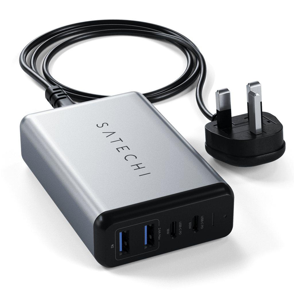 75W Dual Type-C PD Travel Charger Wall Chargers Satechi UK