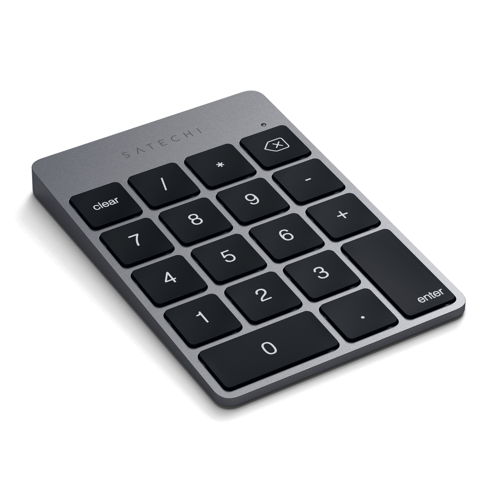 Aluminum Slim Rechargeable Bluetooth Keypad Keypads Satechi Space Gray