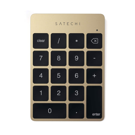 Aluminum Slim Rechargeable Bluetooth Keypad