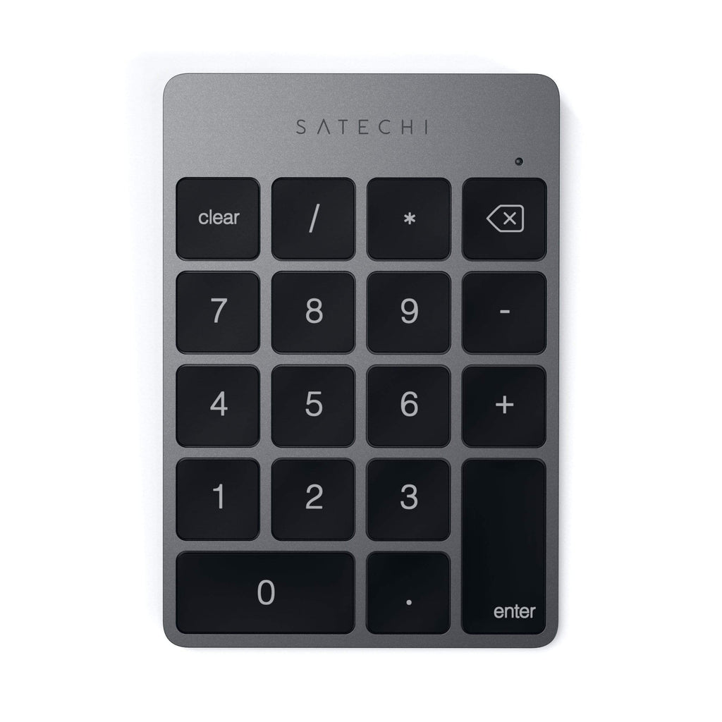 Aluminum Slim Rechargeable Bluetooth Keypad Keypads Satechi Space Gray 