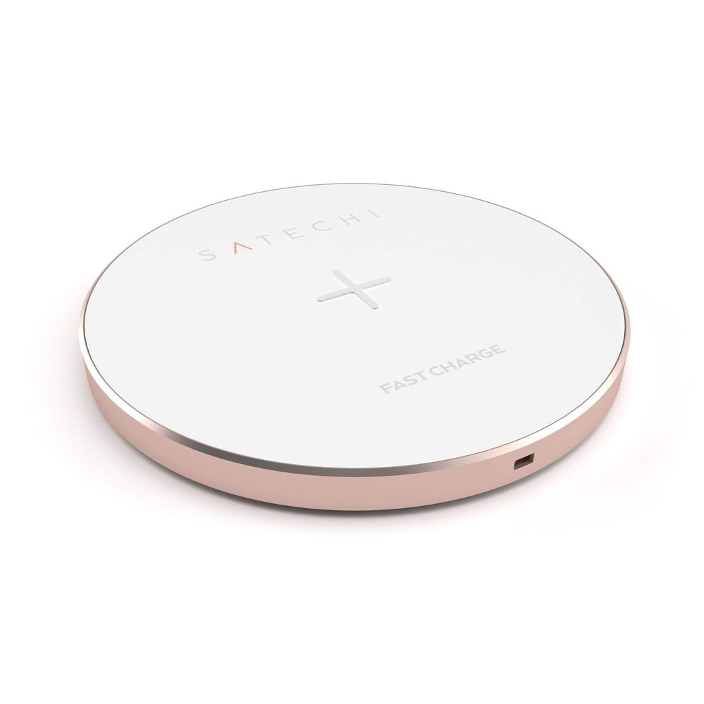 Aluminum Wireless Charger Portable Chargers Satechi Rose Gold