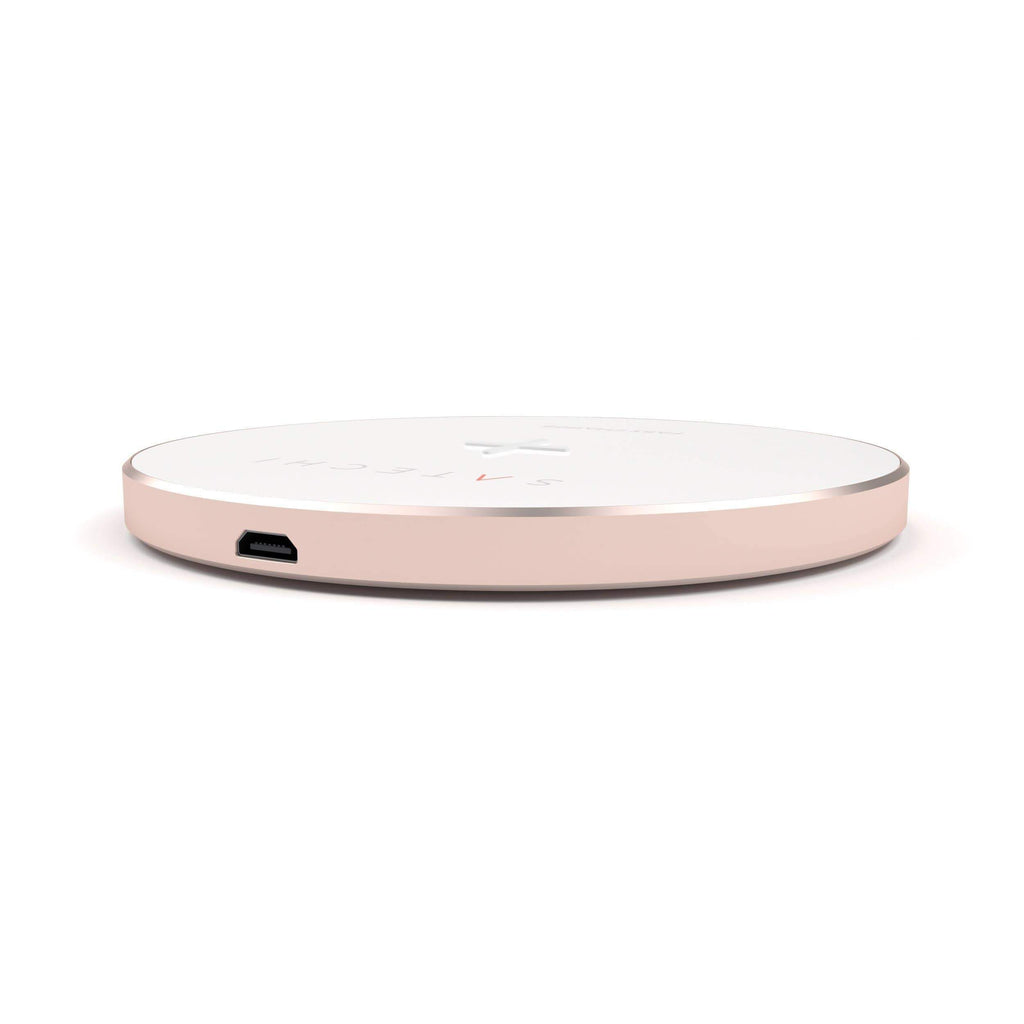Aluminum Wireless Charger Portable Chargers Satechi Rose Gold