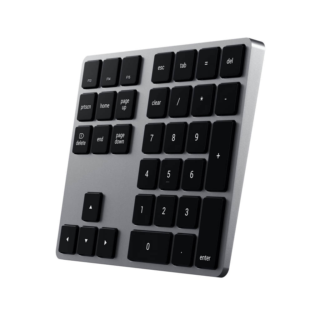 Bluetooth Extended Keypad Keypads Satechi Space Gray