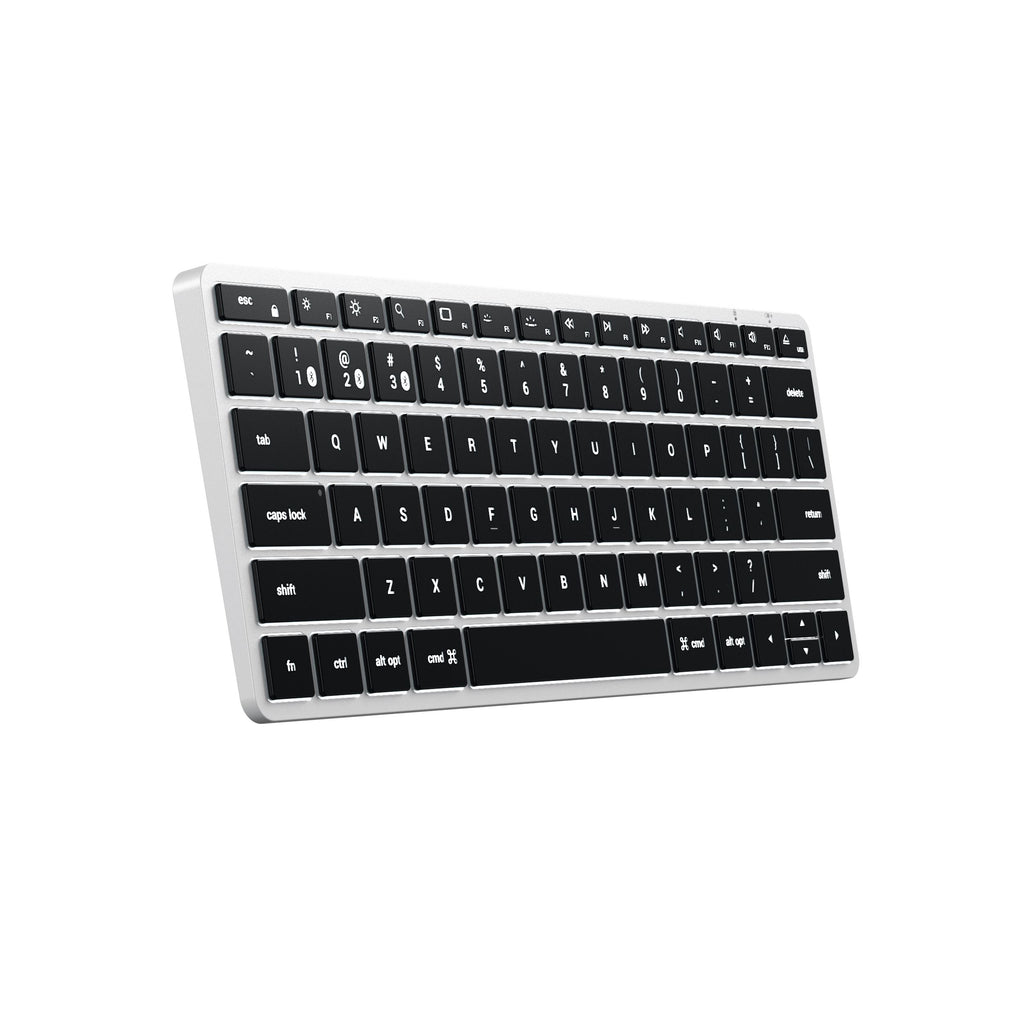 Slim X1 Bluetooth Backlit Keyboard Keyboards Satechi Silver