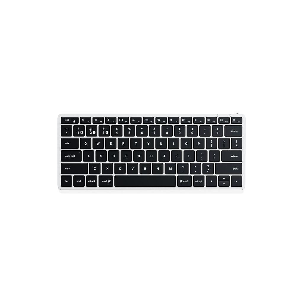 Slim X1 Bluetooth Backlit Keyboard Keyboards Satechi Silver 