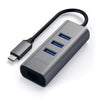 Type-C 2-in-1 USB Hub with Ethernet