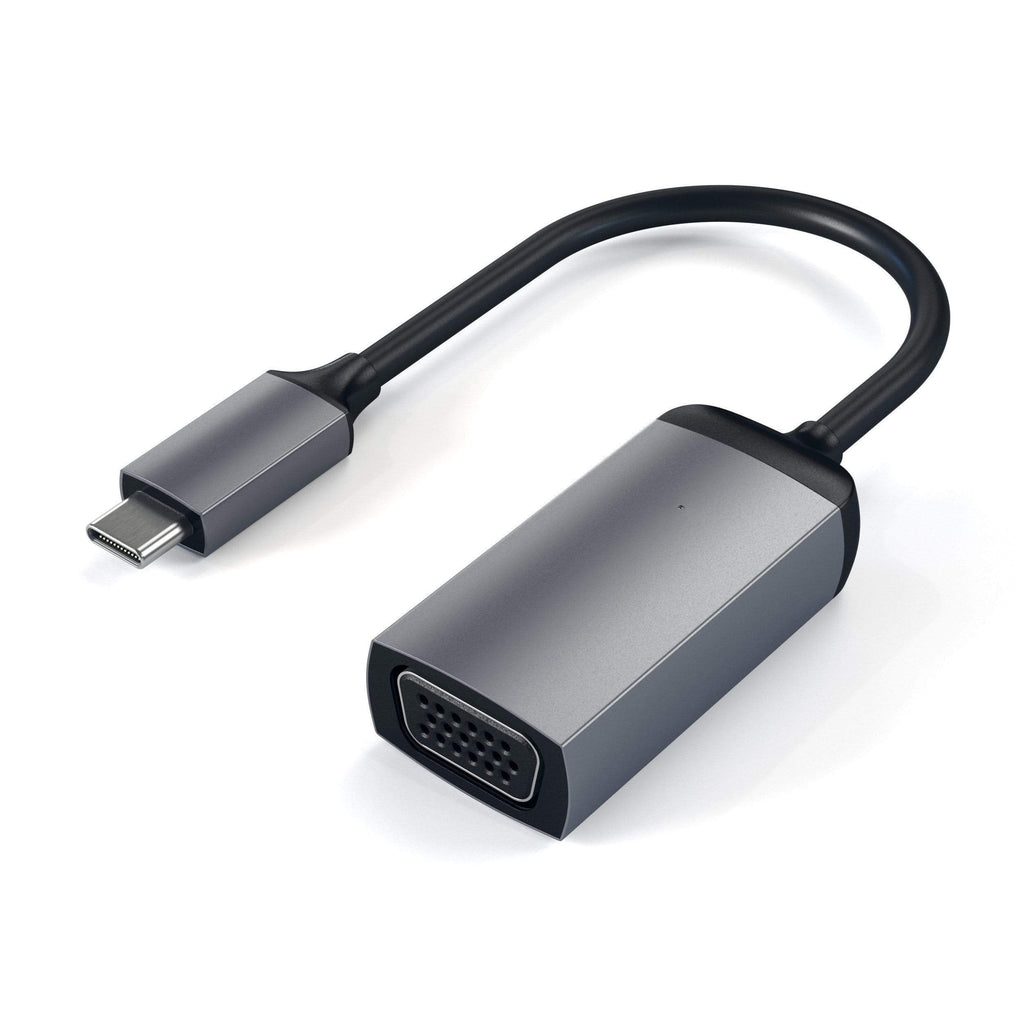 Type-C to VGA 1080p 60Hz USB-C Cable Adapter Adapters Satechi Space Gray
