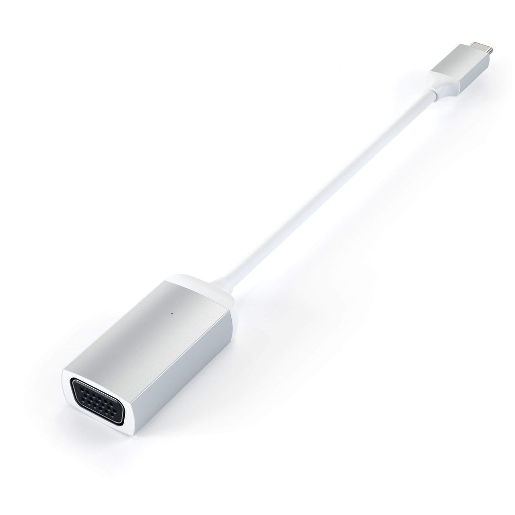 Type-C to VGA 1080p 60Hz USB-C Cable Adapter Adapters Satechi Silver