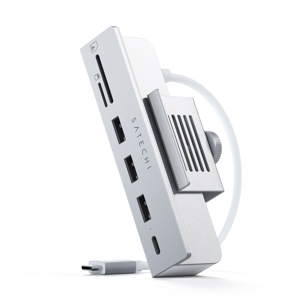 USB-C Clamp Hub for 24-inch iMac Hubs Satechi Silver