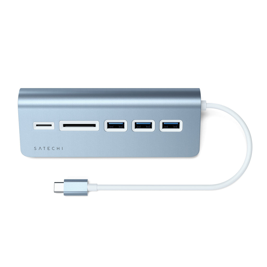 USB-C Combo Hub for Desktop Satechi Blue