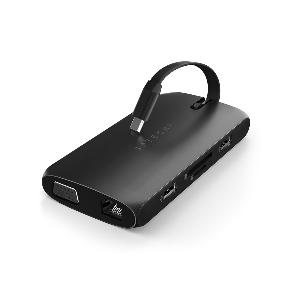USB-C On-the-Go Multiport Adapter Multi-Ports Satechi Black