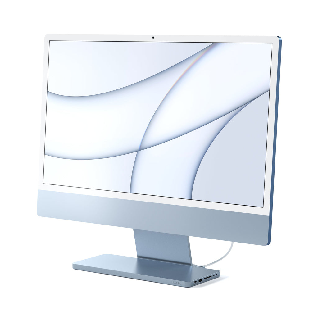 USB-C Slim Dock for 24” iMac Hubs Satechi Blue 